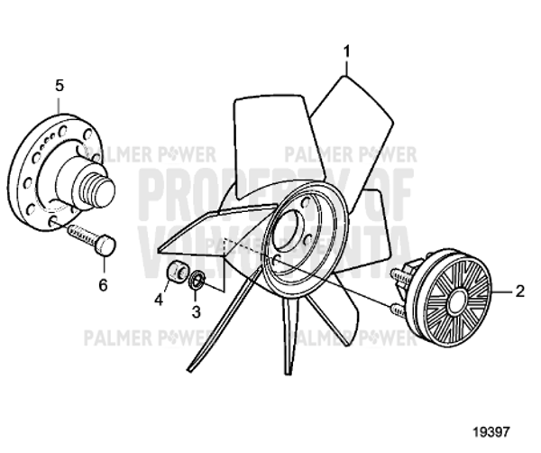 Order VOLVO PENTA 20460307 Fan Hub