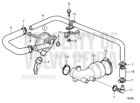 Order VOLVO PENTA 20460396 Breather Pipe