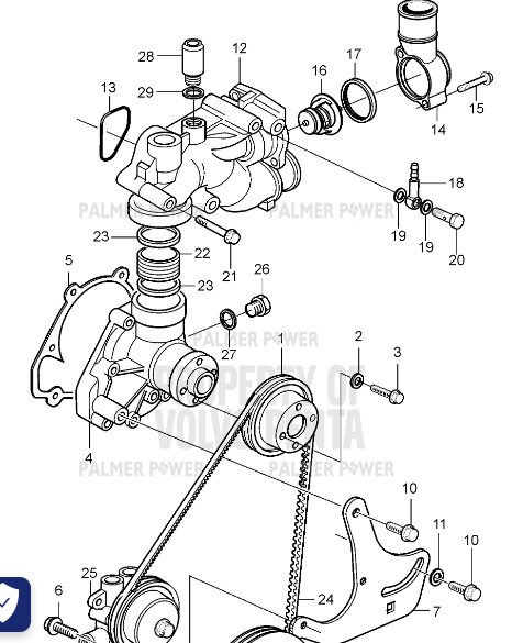 Order VOLVO PENTA 20551429 Fitting