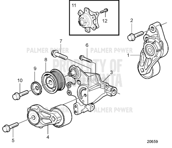 Order VOLVO PENTA 20590012 Bracket