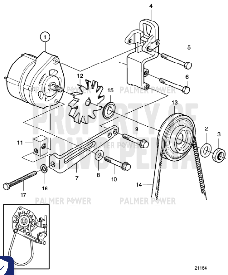 Order VOLVO PENTA 20593394 Pulley