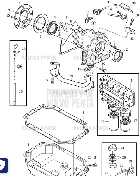 Order VOLVO PENTA 20700252 Vibration Damper