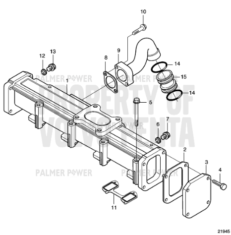Order VOLVO PENTA 20735825 Charge Air Pipe