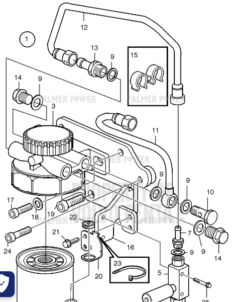 Order VOLVO PENTA 20797287 Flange Screw