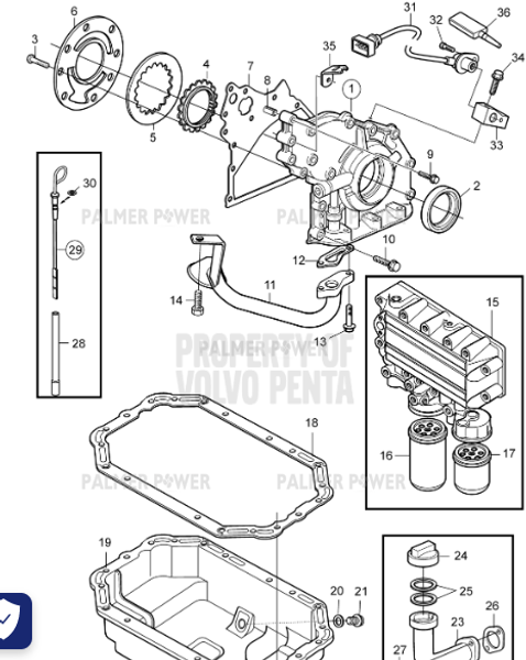 Order VOLVO PENTA 20799862 Flange Screw