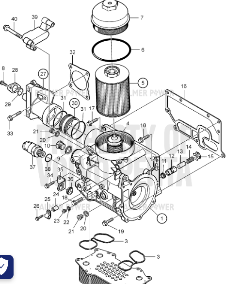 Order VOLVO PENTA 20832527 Retaining Plate