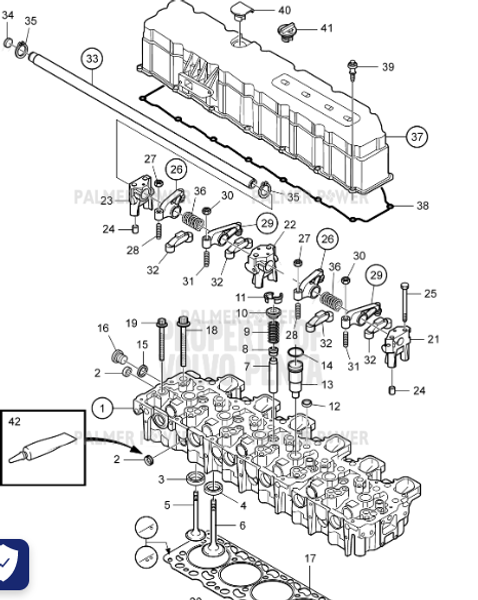 Order VOLVO PENTA 20833939 Cylinder Head Gasket