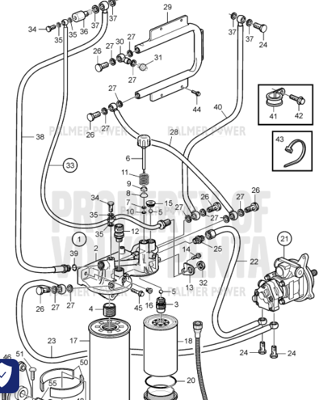 Order VOLVO PENTA 20927369 Fuel Pipe