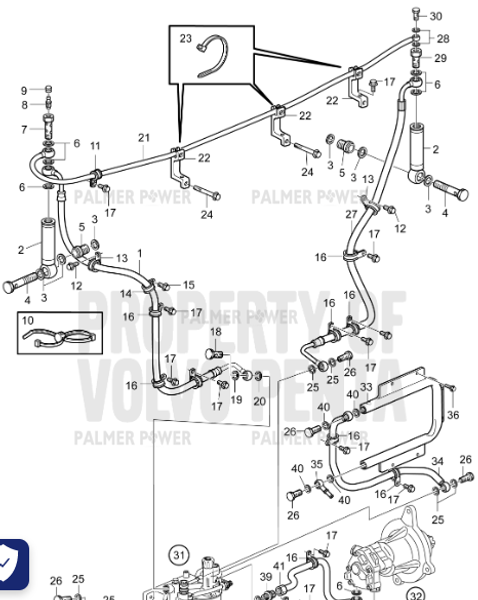 Order VOLVO PENTA 20934267 Fuel Pipe