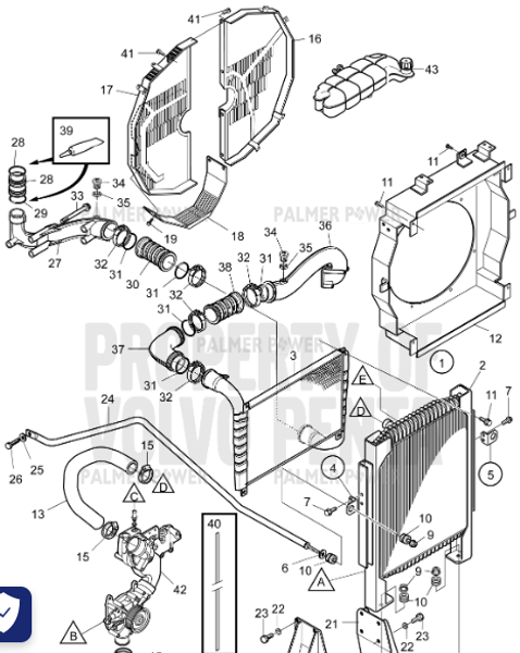 Order VOLVO PENTA 21033234 Compensator
