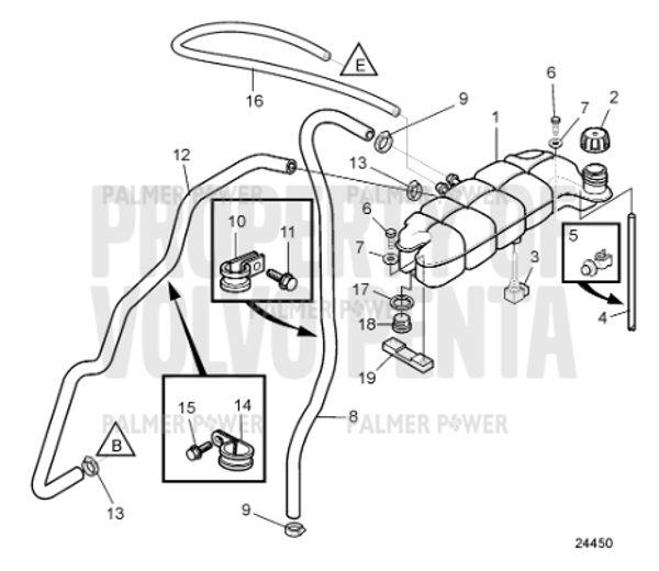 Order VOLVO PENTA 21043287 Hose