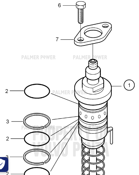 Order VOLVO PENTA 22768937 Tappet