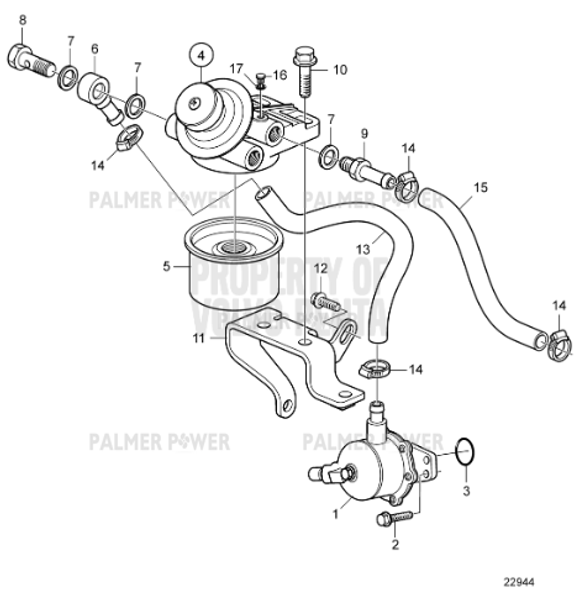 Order VOLVO PENTA 21132189 Feed Pump