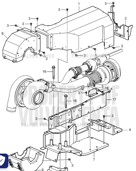 Order VOLVO PENTA 21153897 Bracket
