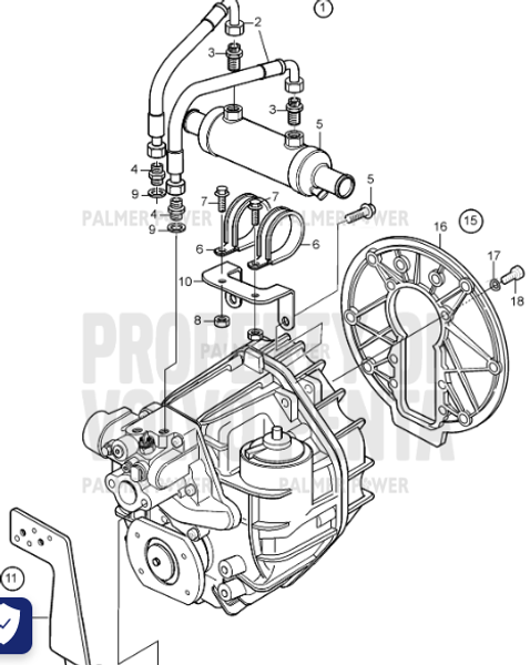 Order VOLVO PENTA 21159822 Bracket Kit