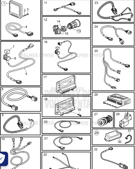 Order VOLVO PENTA 21166002 Wiring Harness