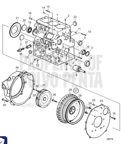 Order VOLVO PENTA 21191694 Bushing