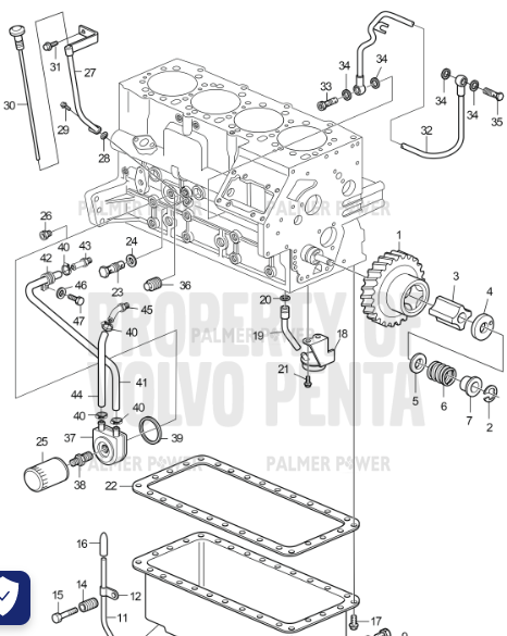 Order VOLVO PENTA 21252754 Hose Clamp