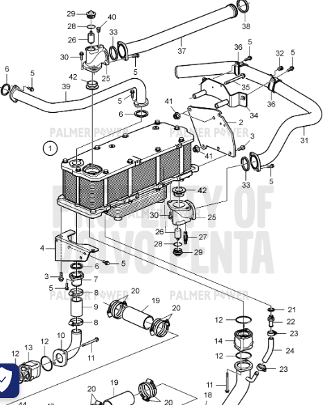 Order VOLVO PENTA 21275337 Bracket