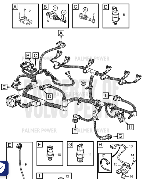 Order VOLVO PENTA 21278213 Bracket