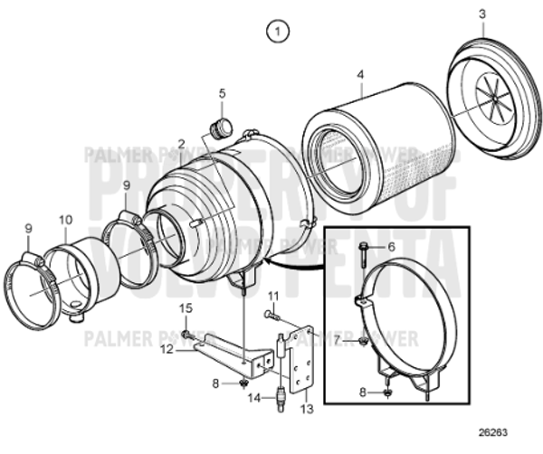 Order VOLVO PENTA 21307146 Bracket