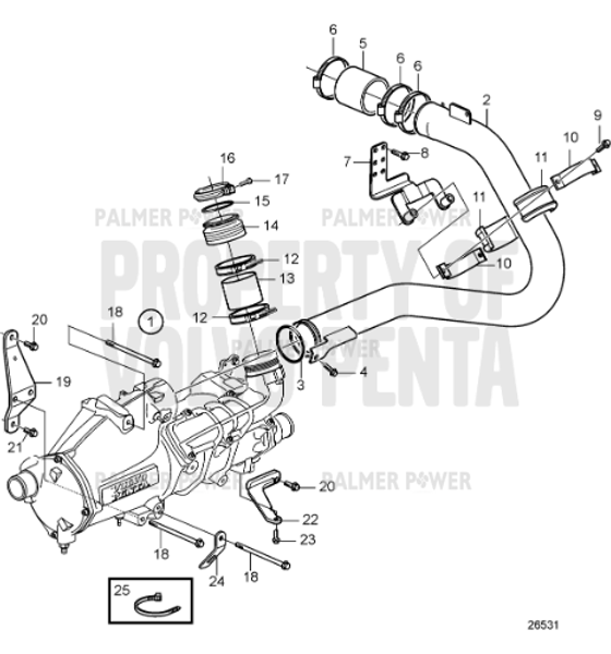 Order VOLVO PENTA 21324373 Bracket