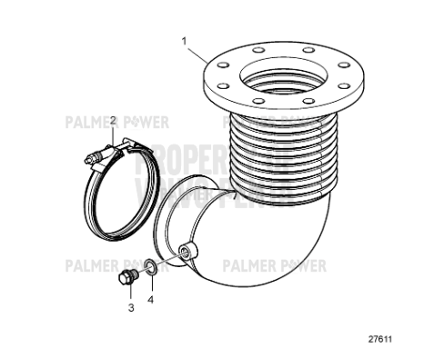 Order VOLVO PENTA 21325767 V-Clamp