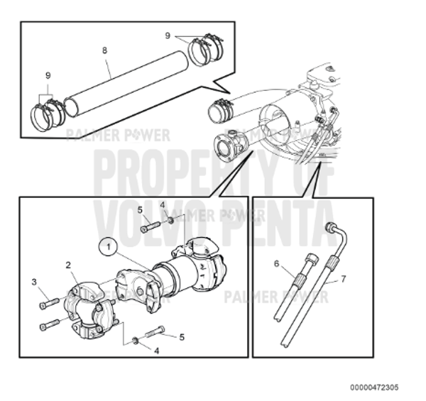 Order VOLVO PENTA 21356941 Hose | Oil Cooler