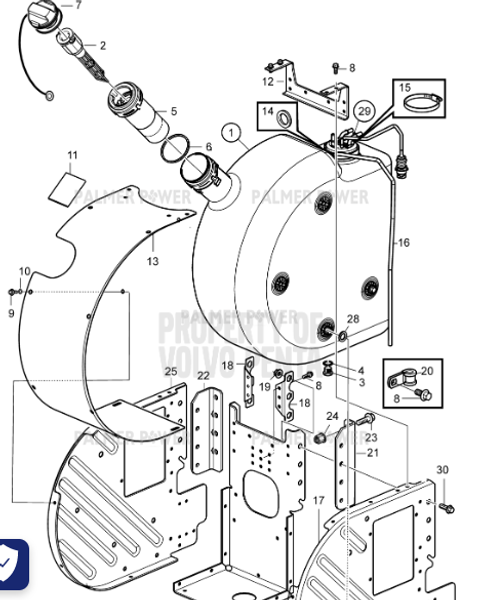 Order VOLVO PENTA 21378628 Bracket