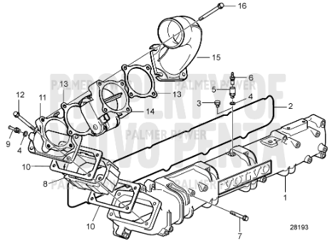 Order VOLVO PENTA 21407282 Charge Air Pipe