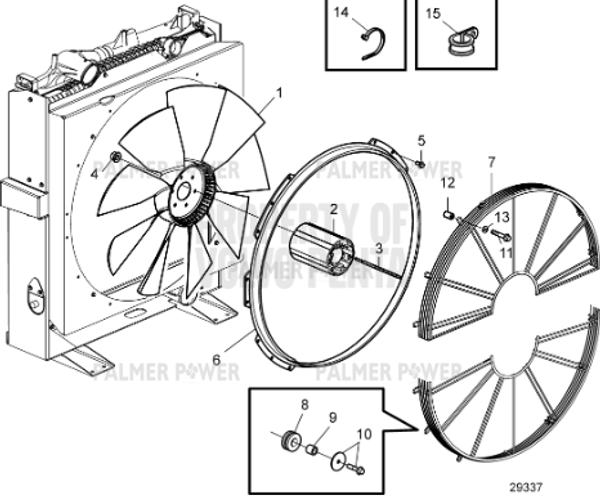 Order VOLVO PENTA 21418129 Fan Hub