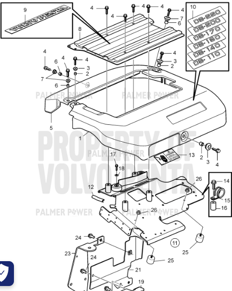Order VOLVO PENTA 21441581 Bracket