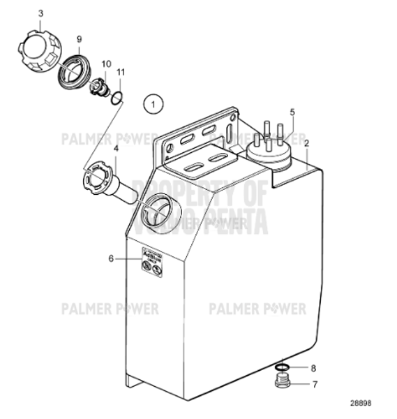 Order VOLVO PENTA 21500111 Filler Neck
