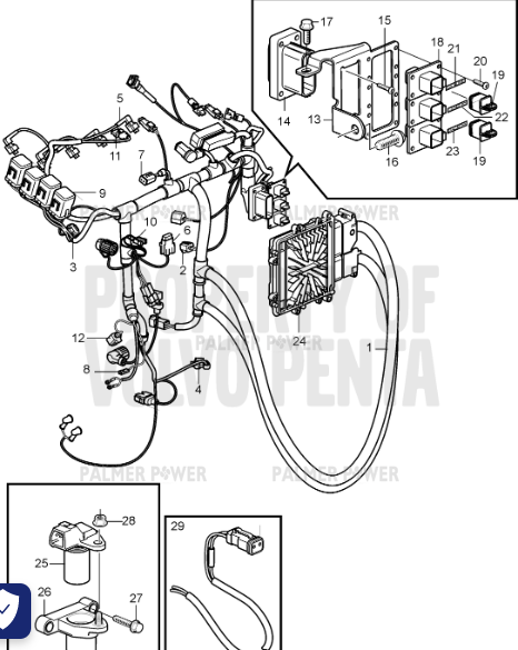 Order VOLVO PENTA 21532247 Wiring Harness