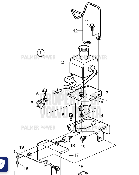 Order VOLVO PENTA 21574316 Protecting Cover