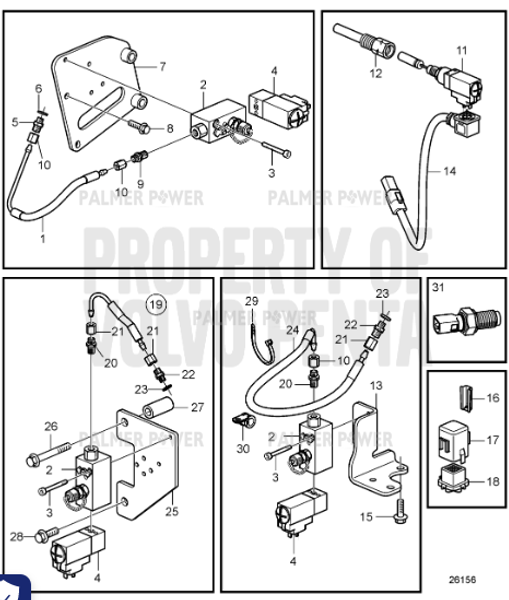 Order VOLVO PENTA 21591757 Pressure Hose