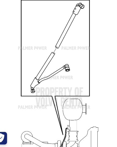 Order VOLVO PENTA 21618092 Hose | Red