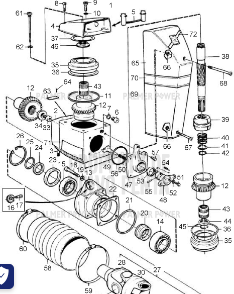 VOLVO PENTA 3852292 Shaft | PalmerPower