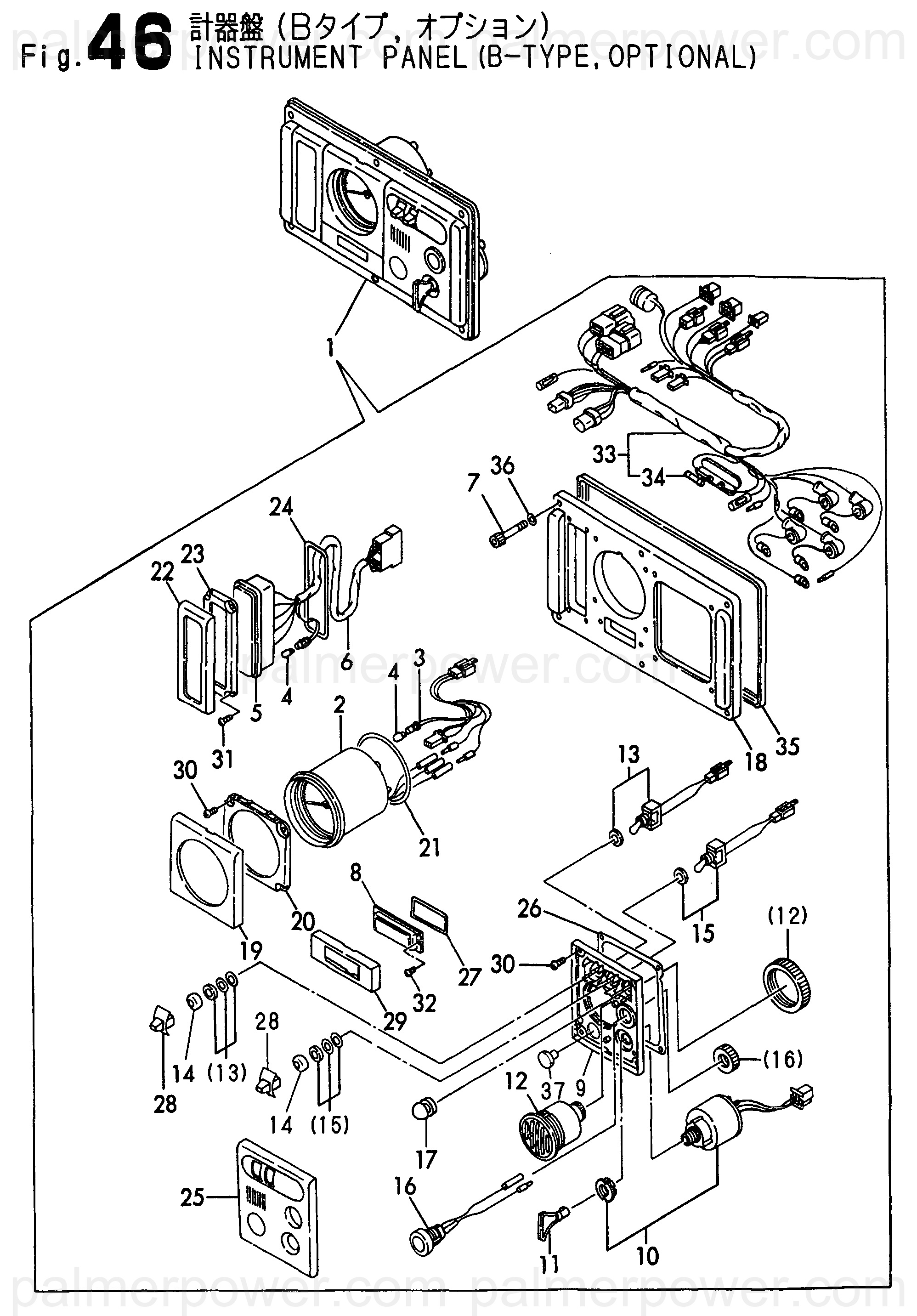 YANMAR 129170-91200 Tachometer Kit | PalmerPower