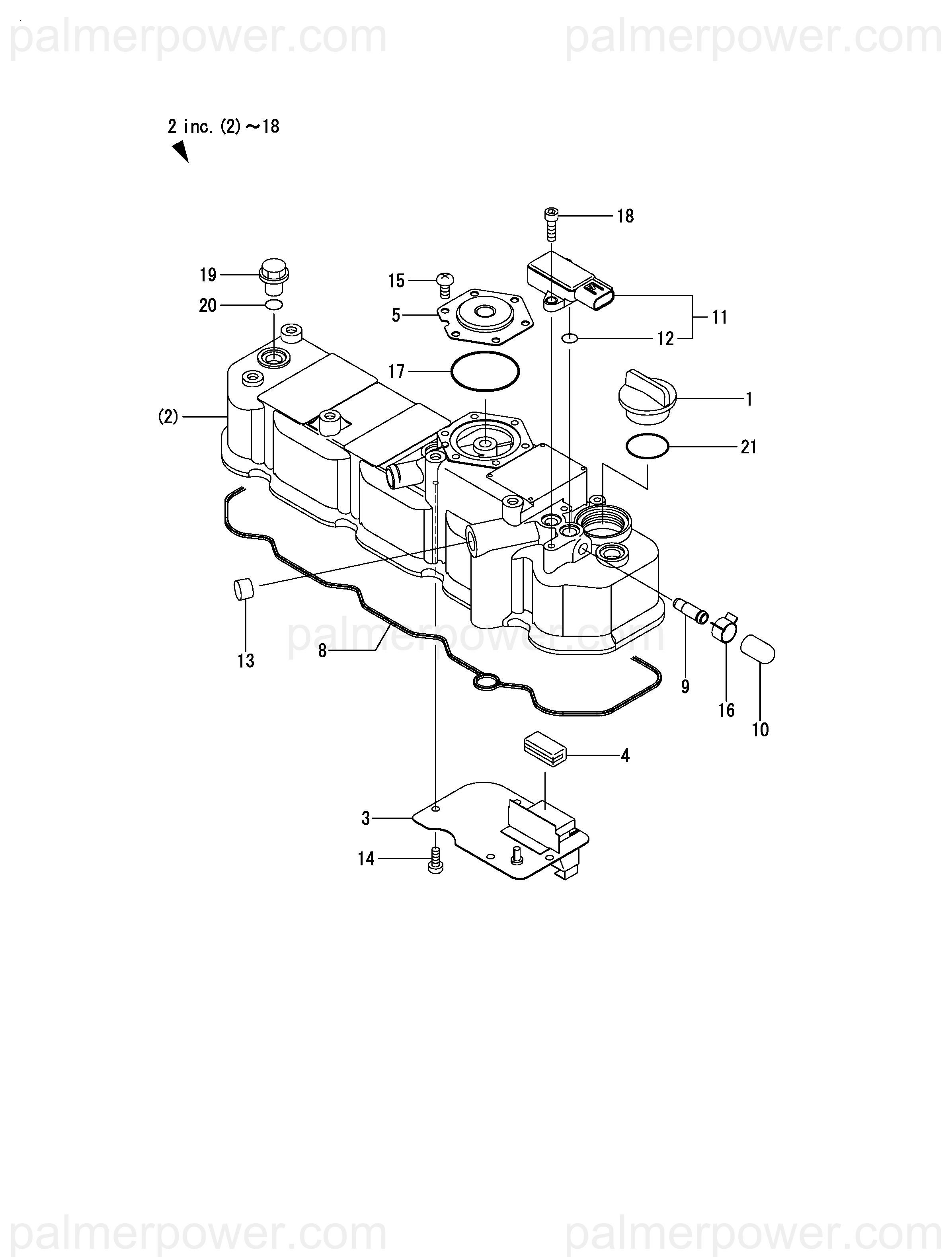 YANMAR 129978-12700 Sensor, Pressure | PalmerPower