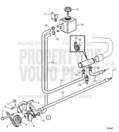 VOLVO PENTA 3584243 Radiator | PalmerPower
