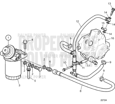 VOLVO PENTA 3817389 High-Pressure Pump | PalmerPower