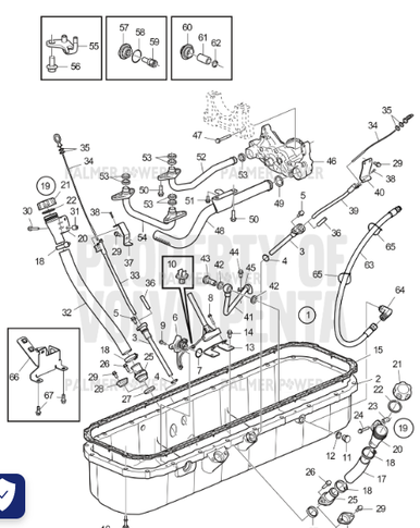 VOLVO PENTA 3889666 Oil Bilge Pipe | PalmerPower