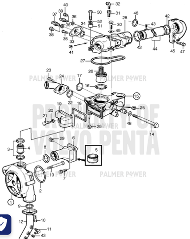 VOLVO PENTA 420968 Cover | PalmerPower