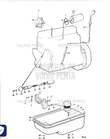 VOLVO PENTA 471706 Reduction Valve | PalmerPower