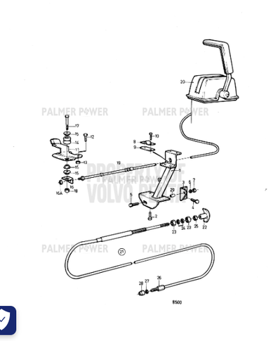 VOLVO PENTA 819068 Washer | PalmerPower