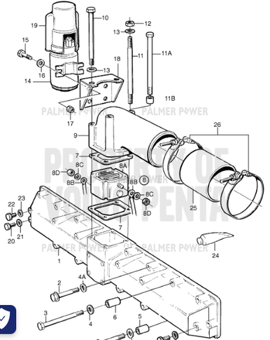 VOLVO PENTA 848423 Spacer Sleeve | PalmerPower