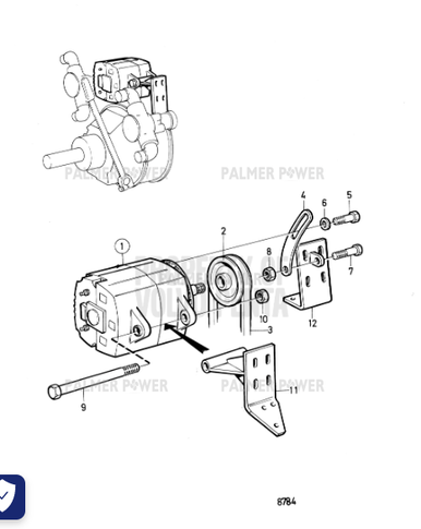 VOLVO PENTA 862355 Pulley | PalmerPower