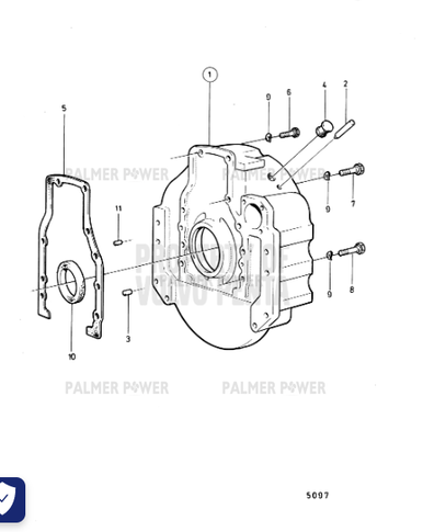 VOLVO PENTA 955578 Hexagon Screw | PalmerPower