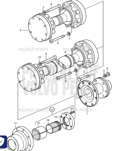VOLVO PENTA 955902 Washer | PalmerPower